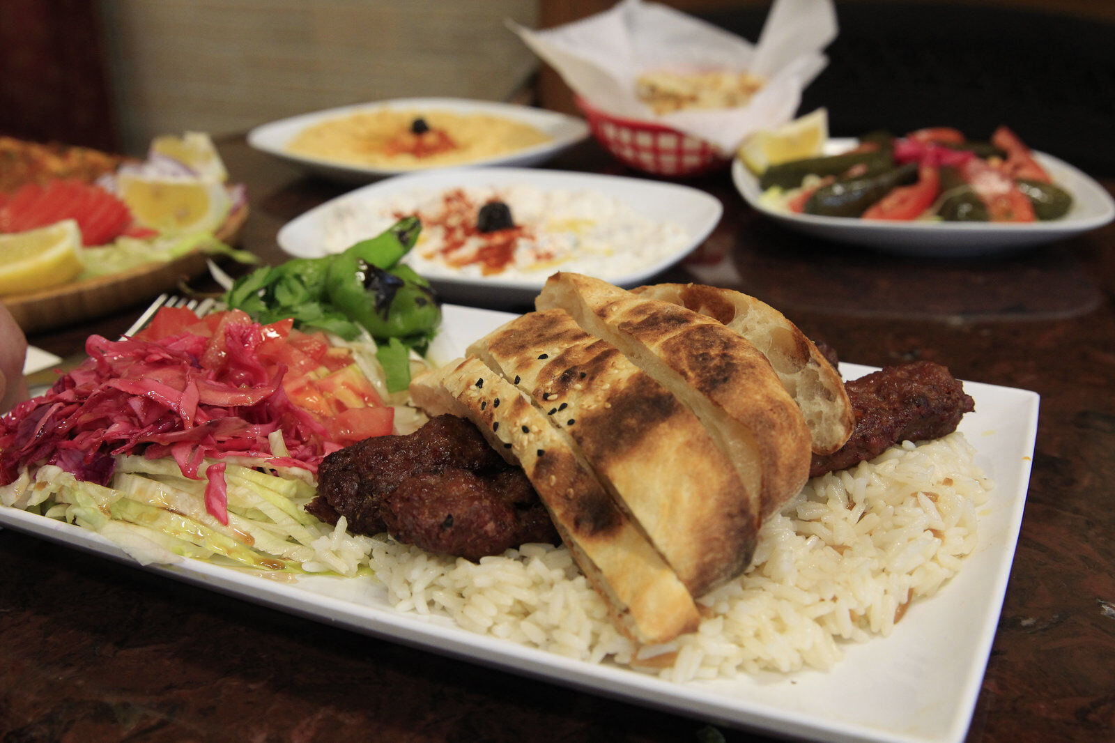 Chicken kebab at As Evi Turkish Cuisine